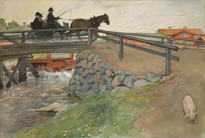 Mosten, Carl Larsson