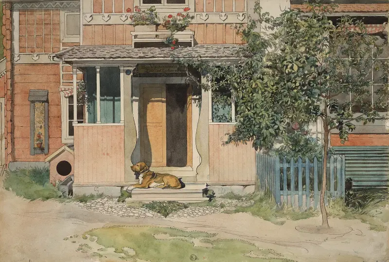 Verandan, Carl Larsson