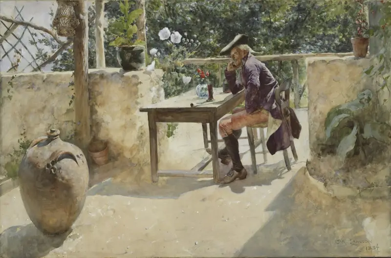 Die Weinrebe, 1884 – Nr. 2 von Carl Larsson