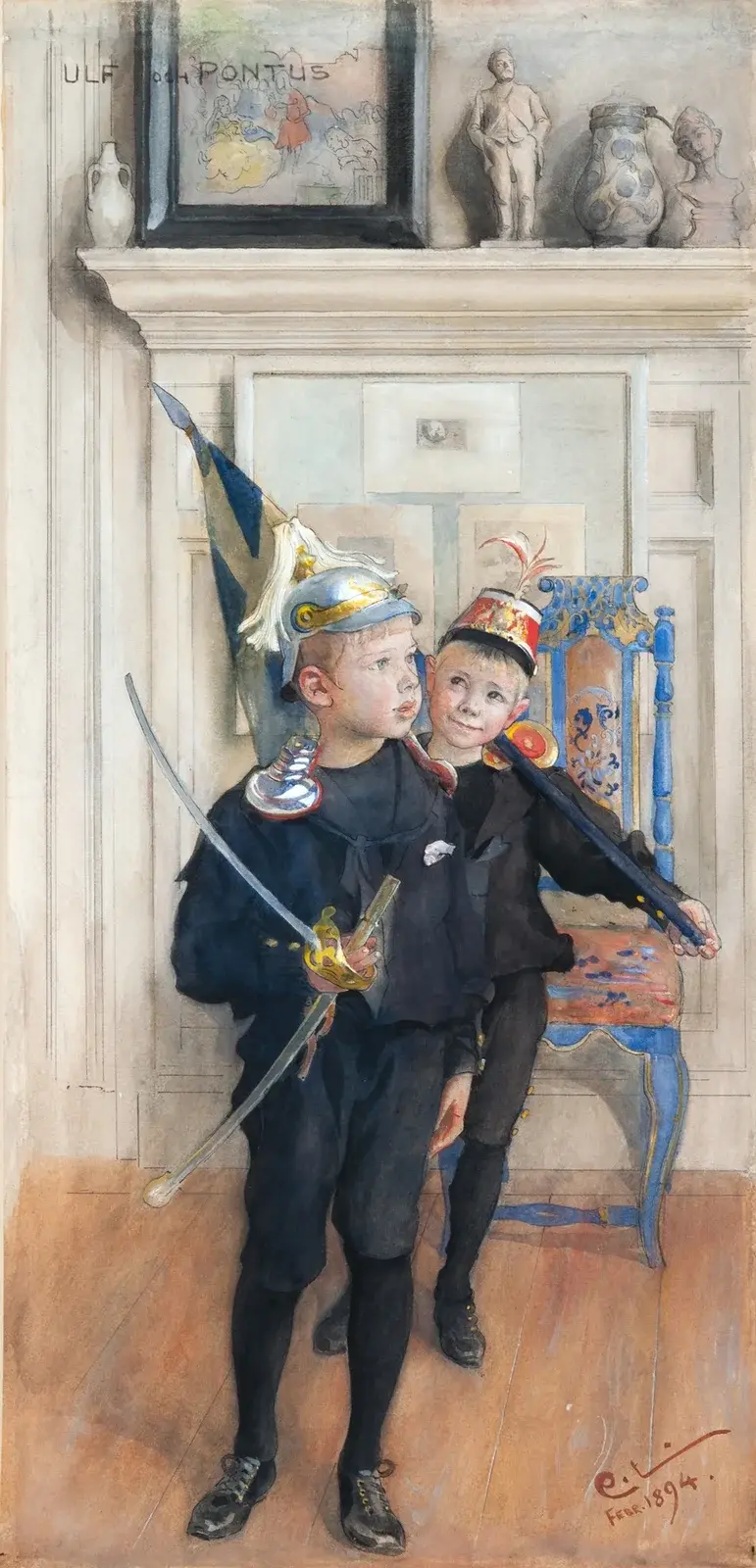 Ulf und Pontus von Carl Larsson