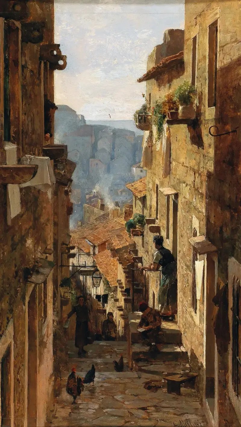 En gata i Ragusa av Carl Moll