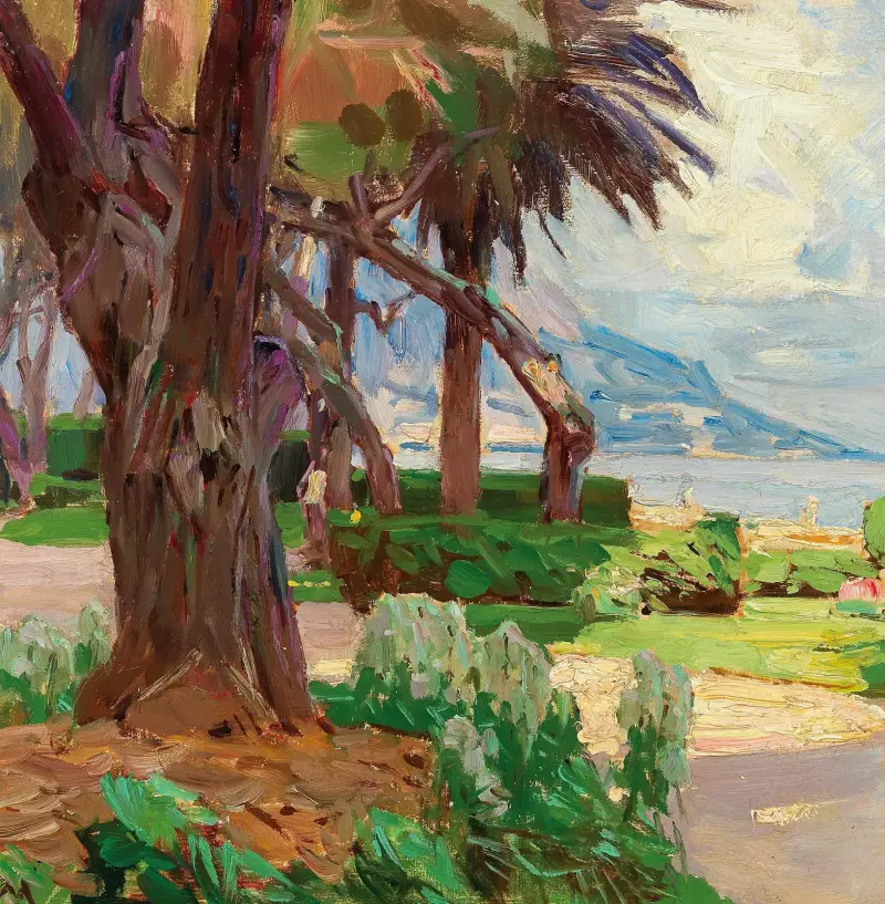 Vid Côte d’Azur av Carl Moll