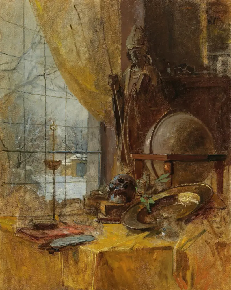 Atelieransicht von Carl Moll