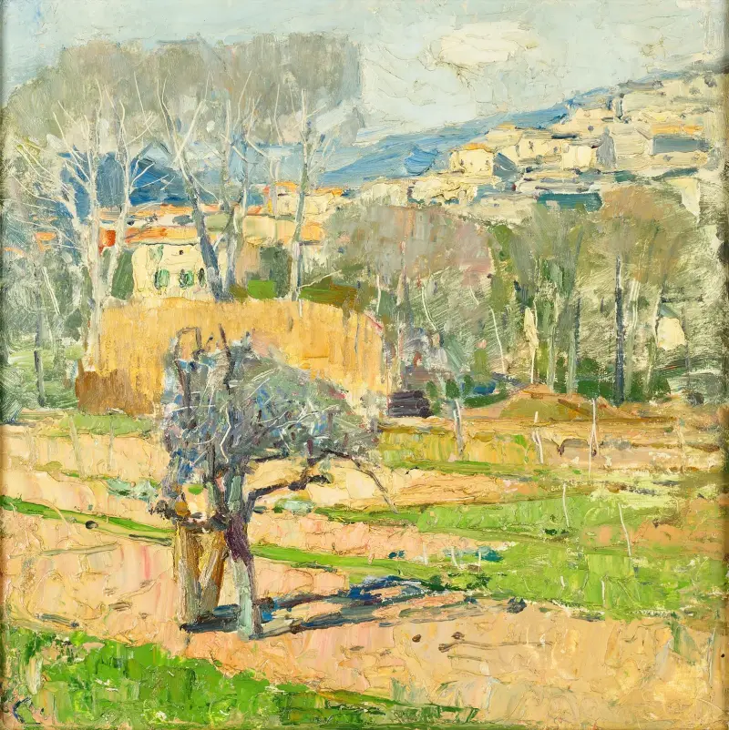 Cagnes av Carl Moll