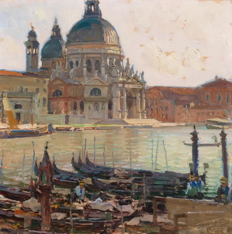 Santa Maria della Salute, Venedig av Carl Moll