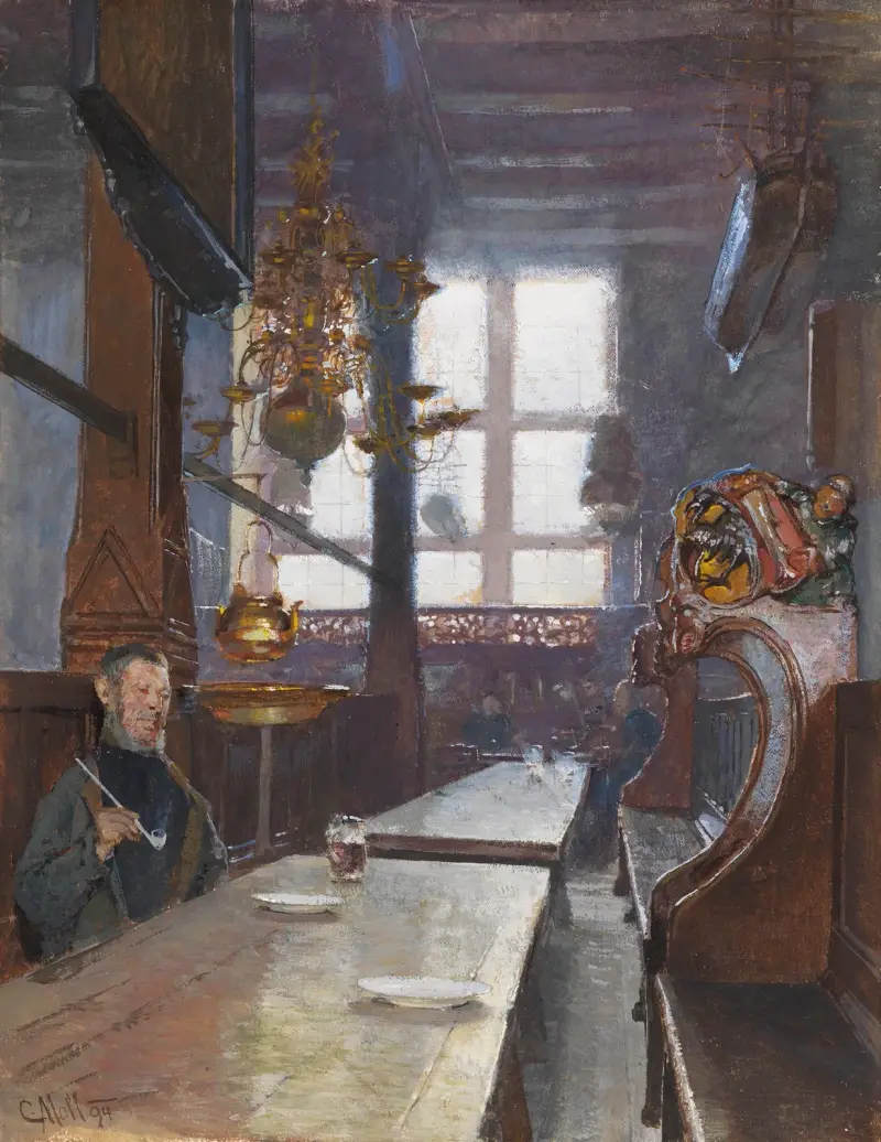 Schifferhaus in Lübeck av Carl Moll