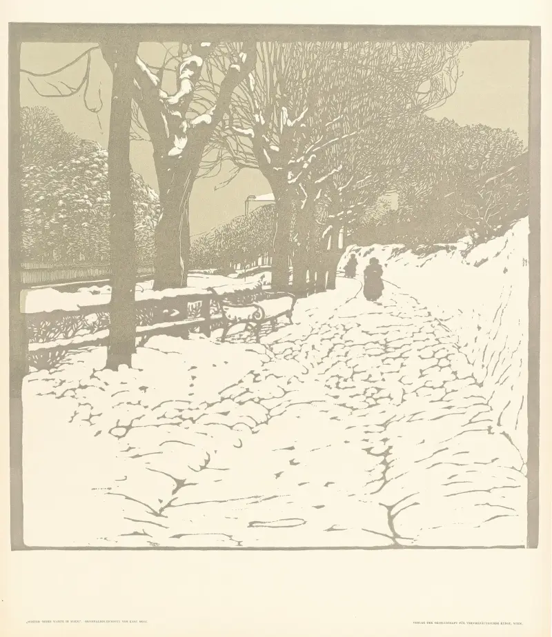 Zima (Hohe Warte ve Vídni), Carl Moll