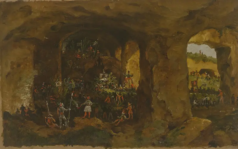 Artists’ festival in Cervara av Carl Morgenstern