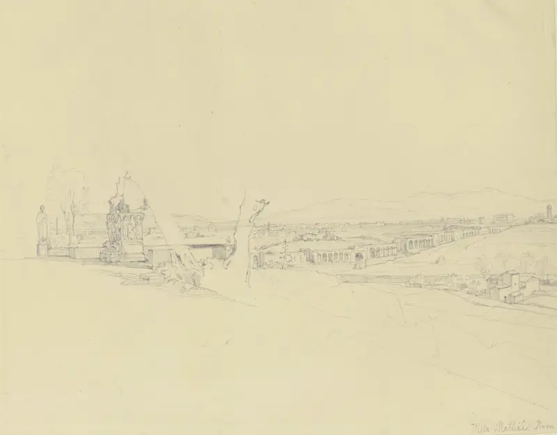 Blick von der Villa Celimontana av Carl Morgenstern