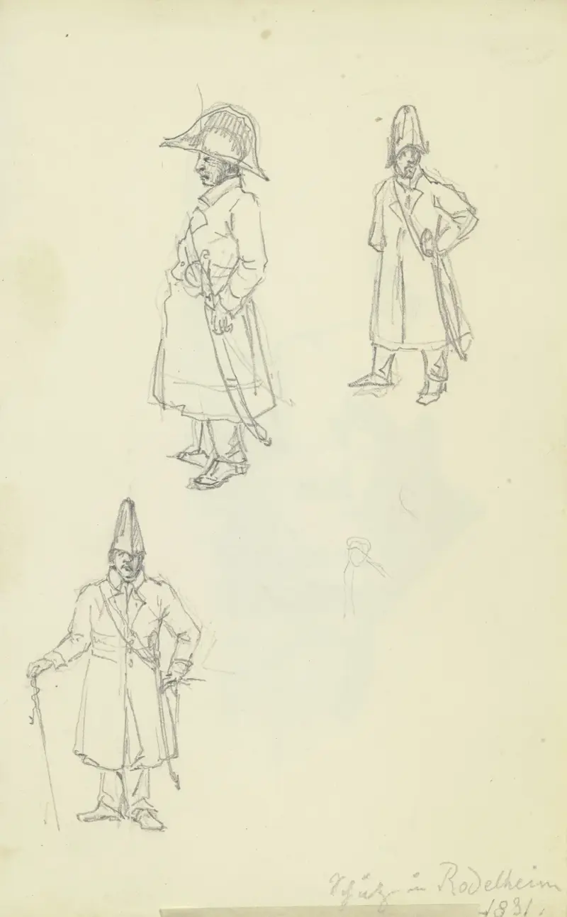 Studieblad; Schütze i Rödelheim av Carl Morgenstern
