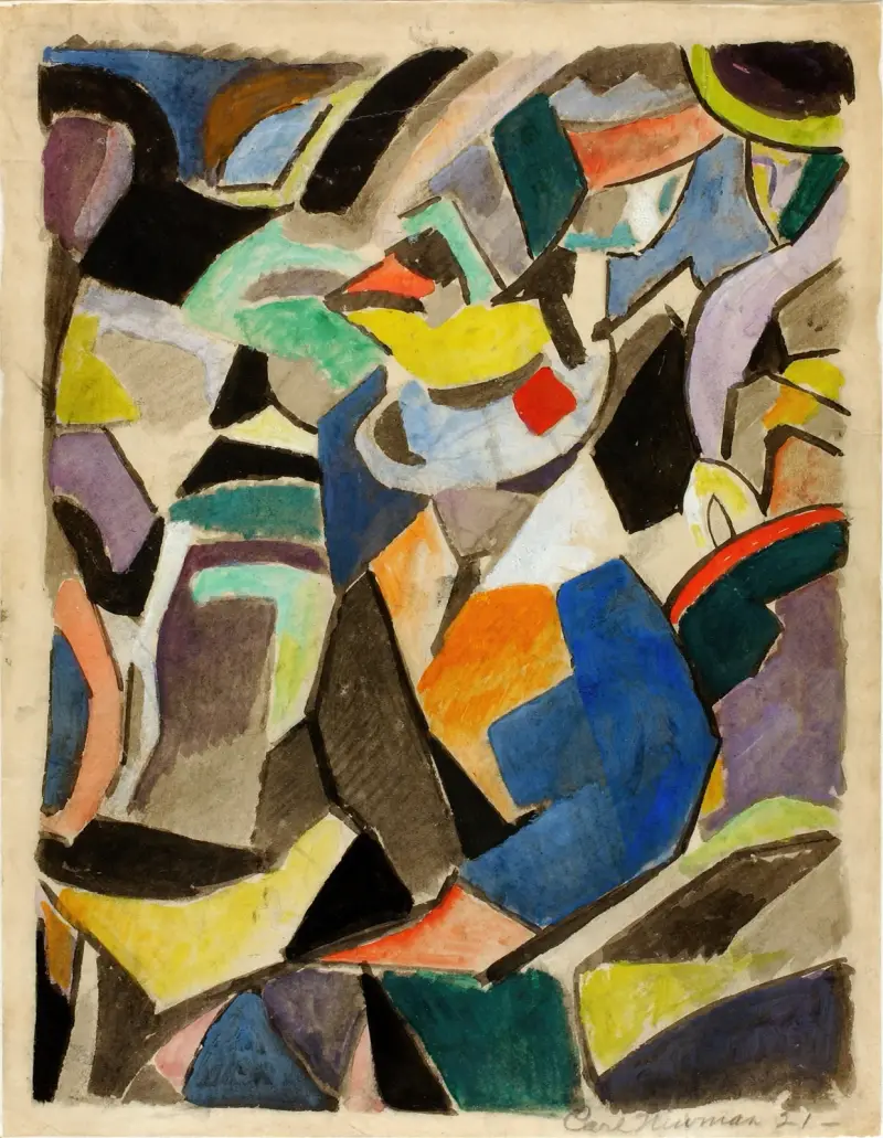 Abstrakt, Nr. 2, Carl Newman
