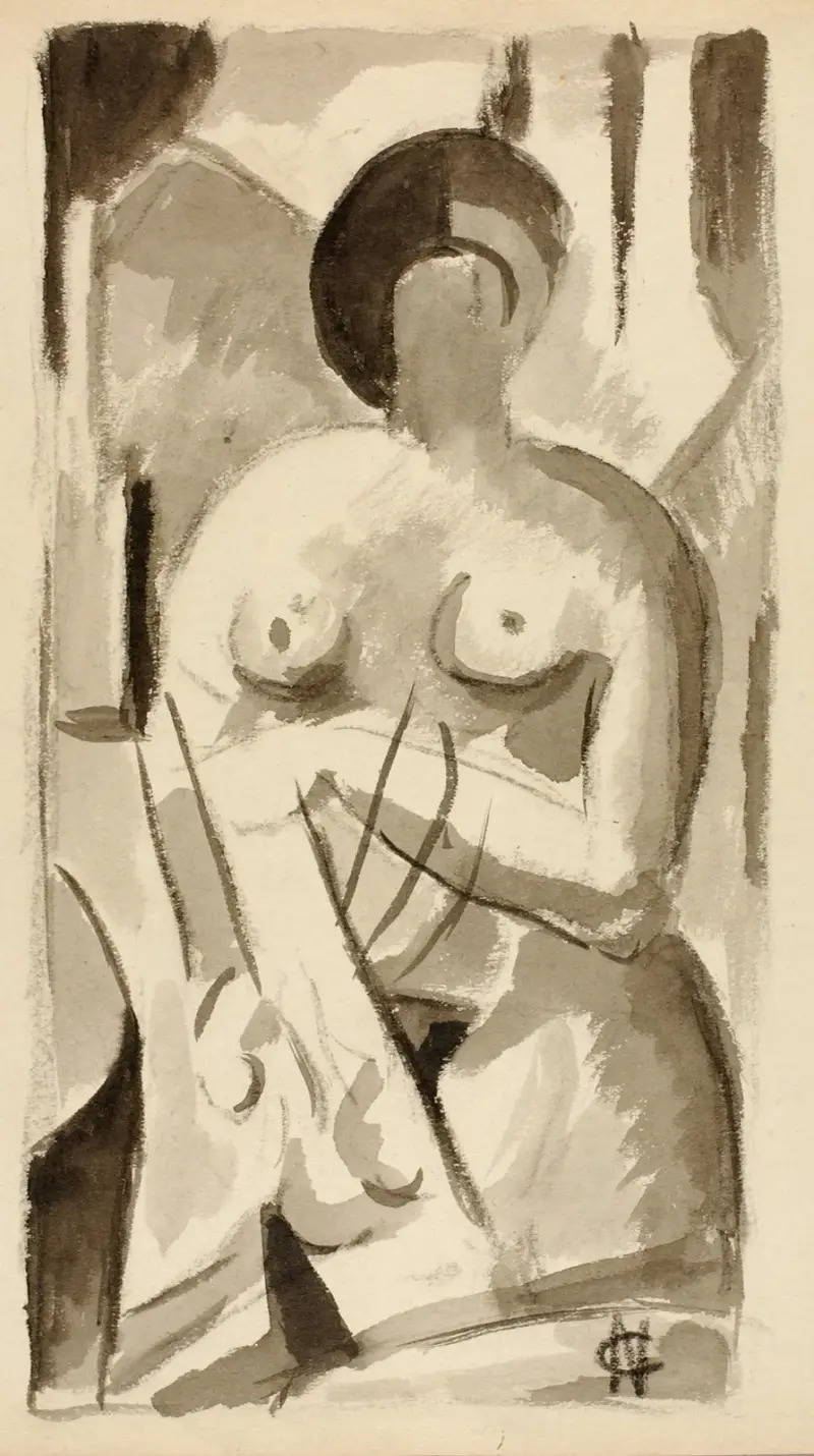 Abstrakt 5 von Carl Newman