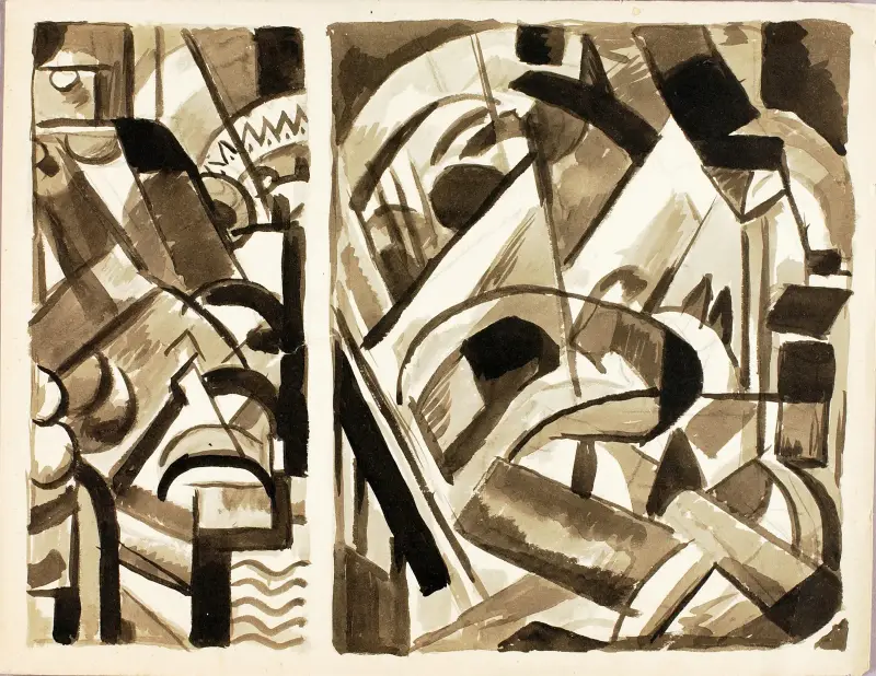 Abstrakt III, Carl Newman