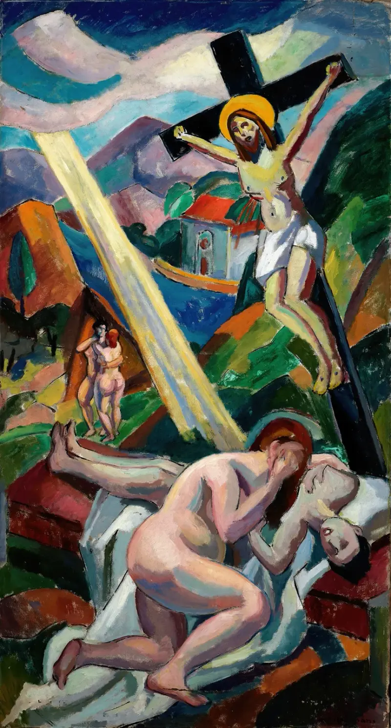 Ukřižování, Carl Newman