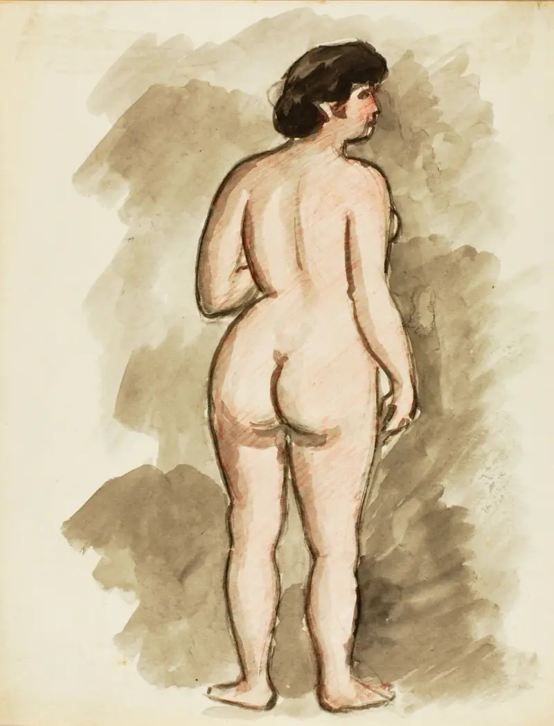 Stehende Aktstudie – Nr. 1 von Carl Newman