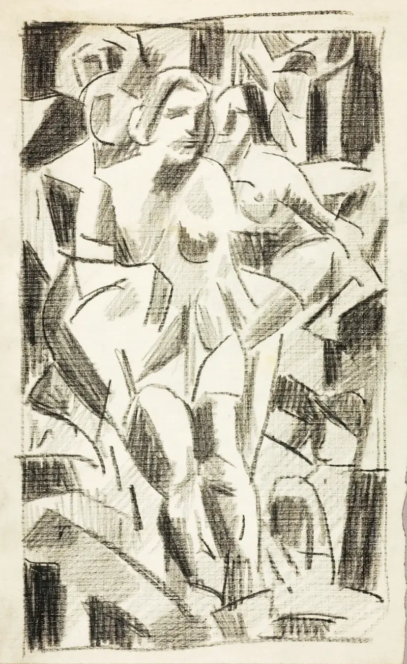Zwei Figuren von Carl Newman