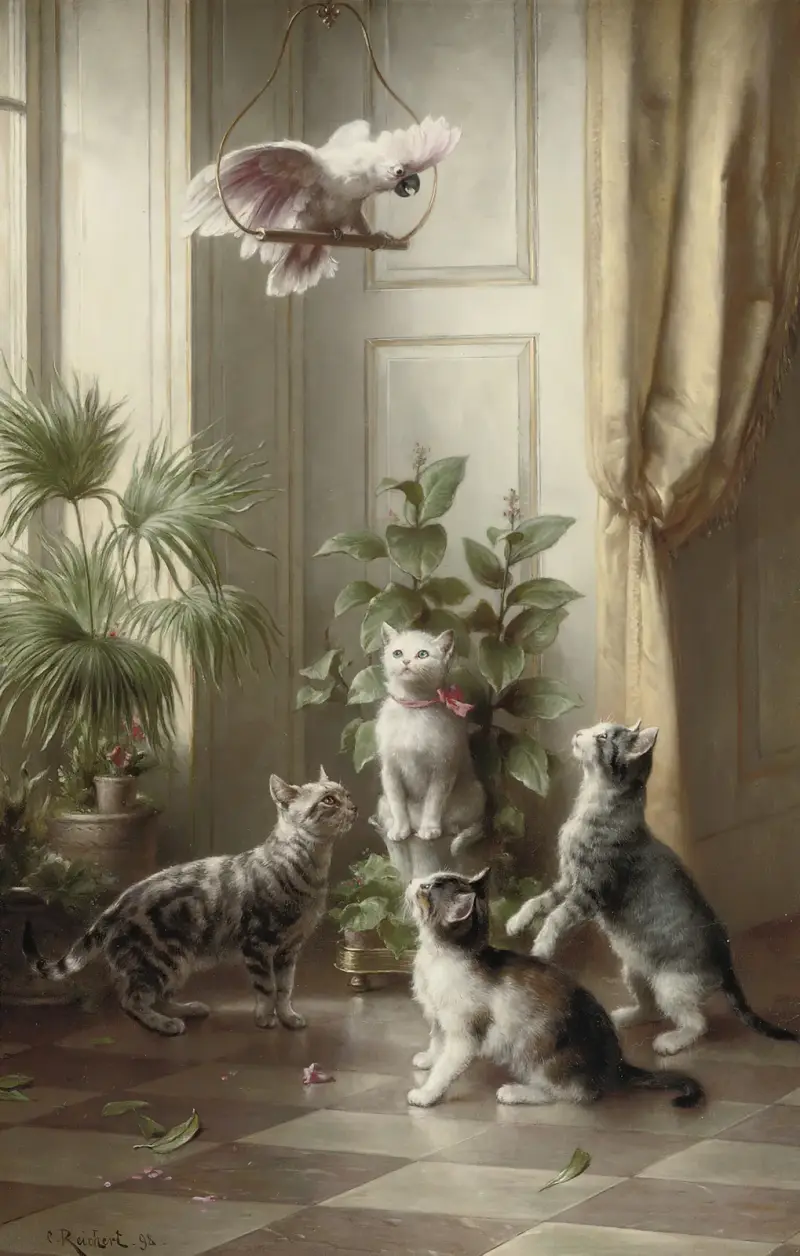 Katter och kakaduan av Carl Reichert