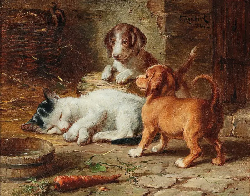 The Puppies Are Awake av Carl Reichert
