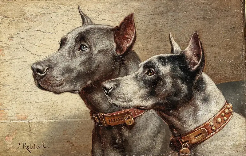 Two Friends von Carl Reichert