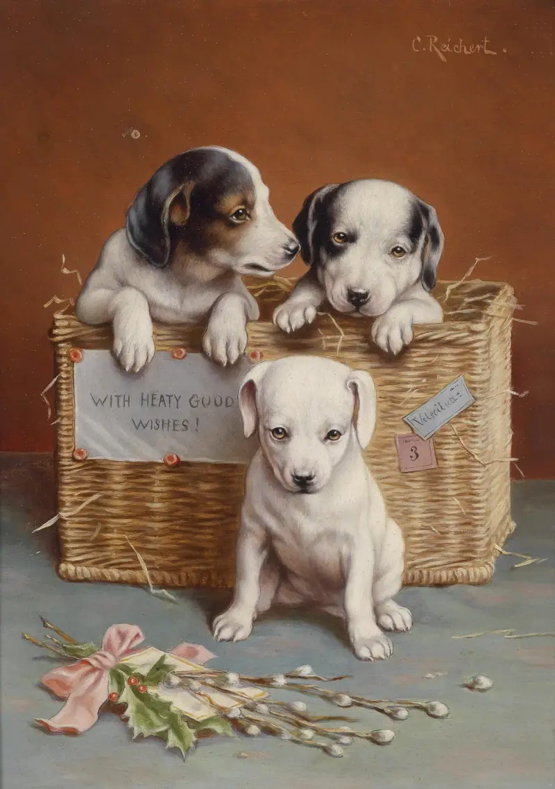 With heaty guud wishes av Carl Reichert