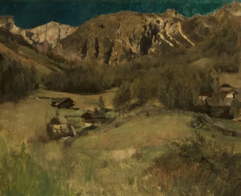 Krajina z Tyrolska, Carl Schuch