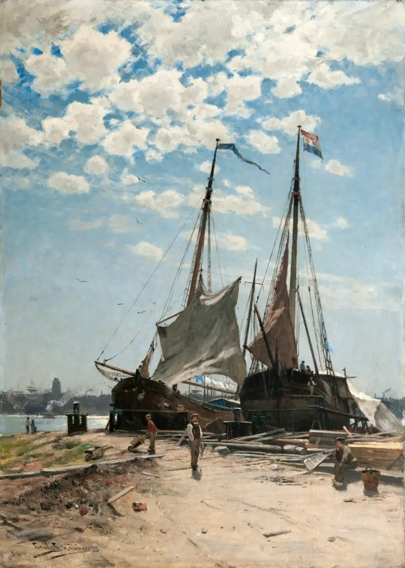 The Harbour, Dordrecht av Carl Skånberg