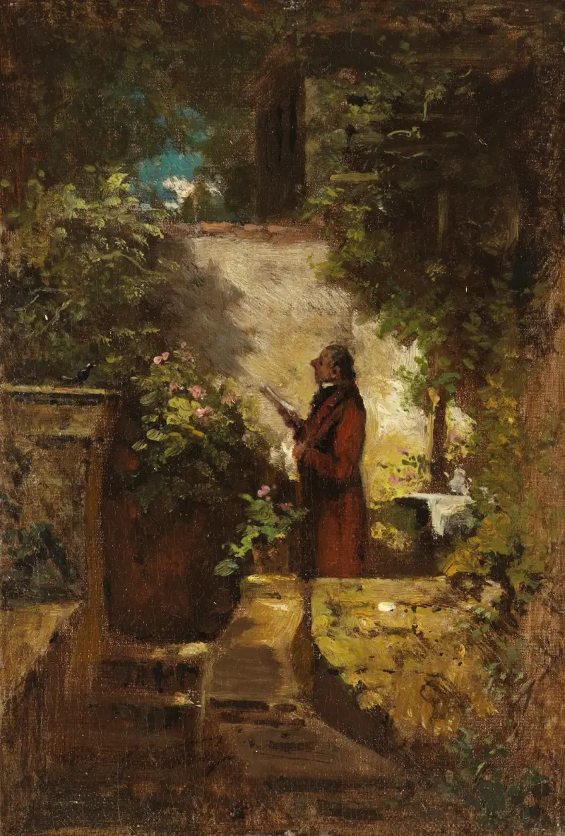 Söndagsmorgon av Carl Spitzweg