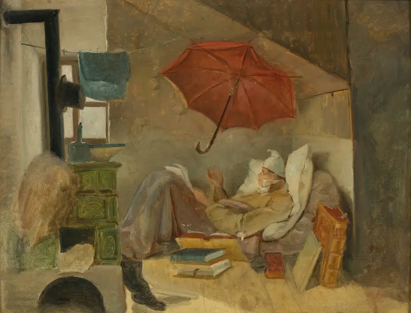 Den fattige poeten av Carl Spitzweg