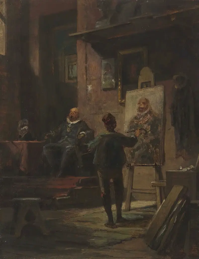 Der Maler von Carl Spitzweg