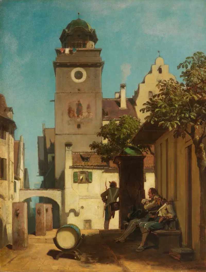 Stadsvakten av Carl Spitzweg
