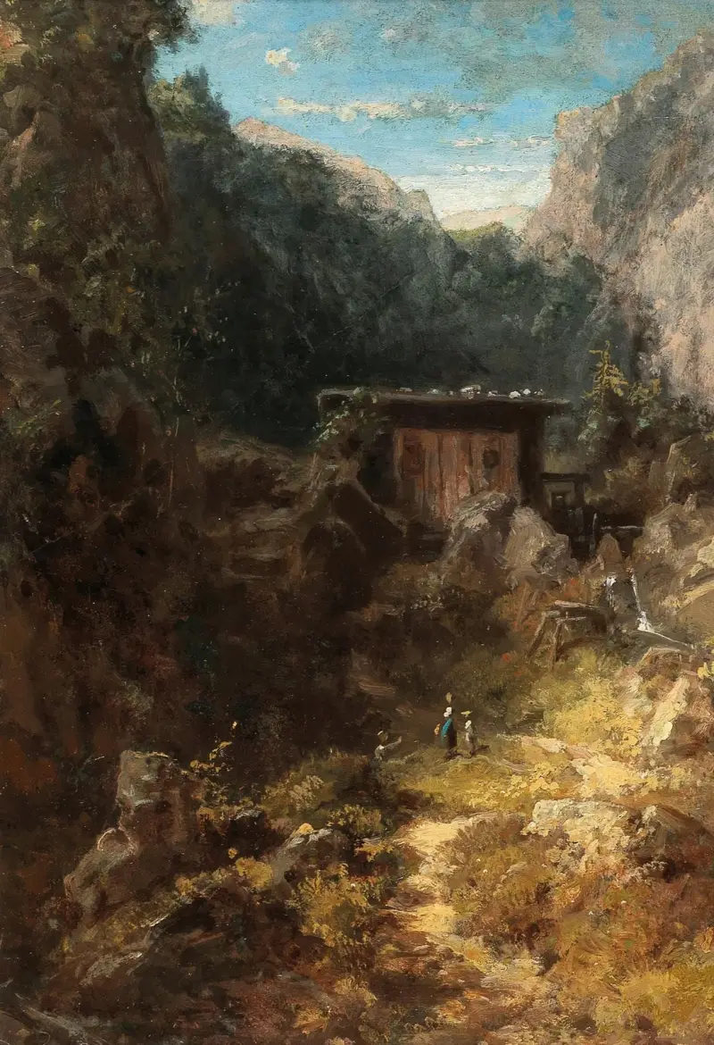 Bergskvarn av Carl Spitzweg