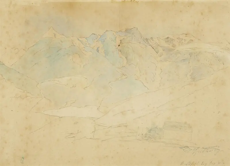 Nassfeld vid Gastein av Carl Spitzweg
