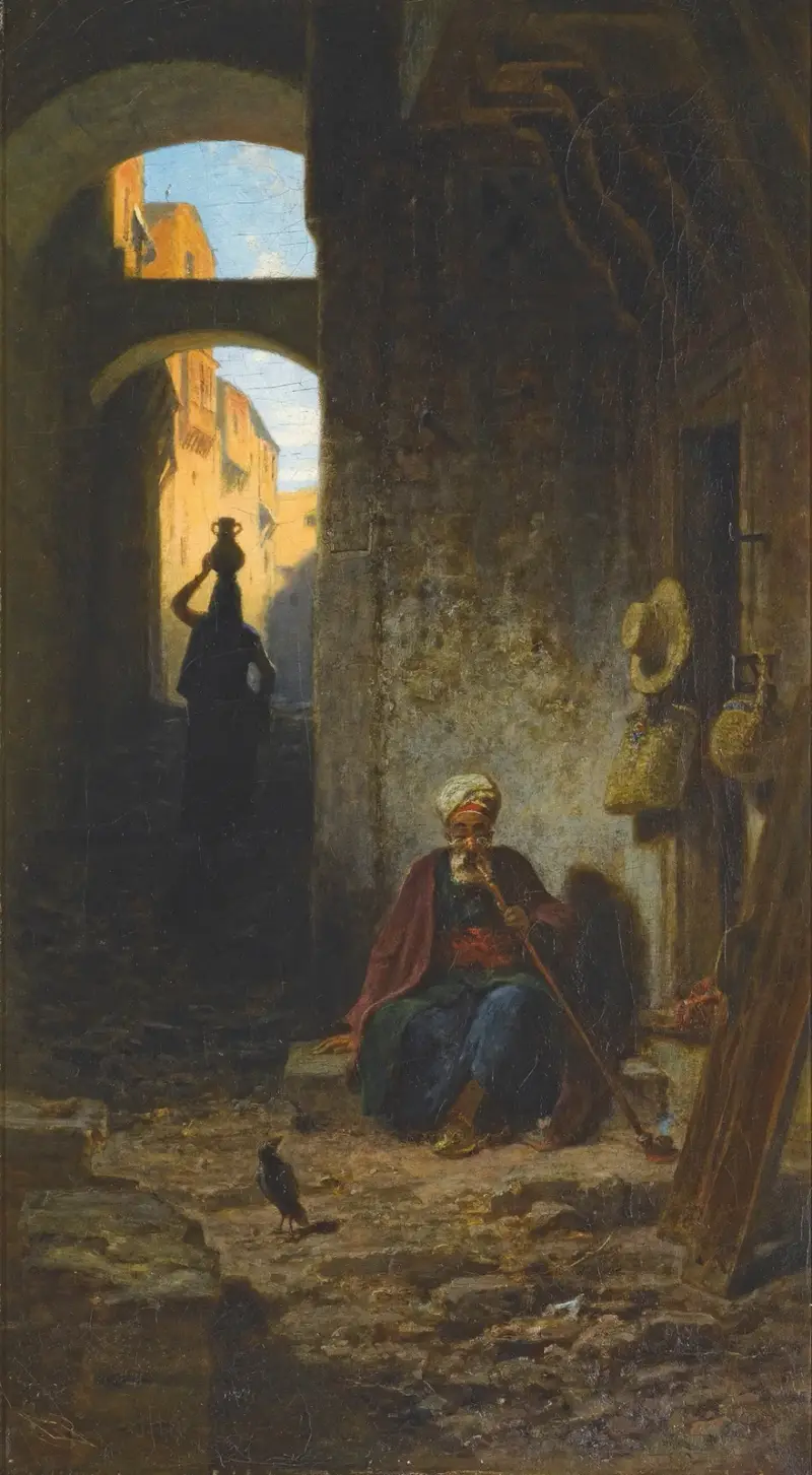 Out Of The Orient av Carl Spitzweg