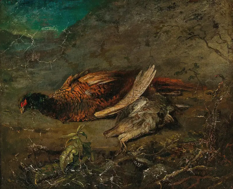 Stillleben mit Fasan und Schnepfe von Carl Spitzweg
