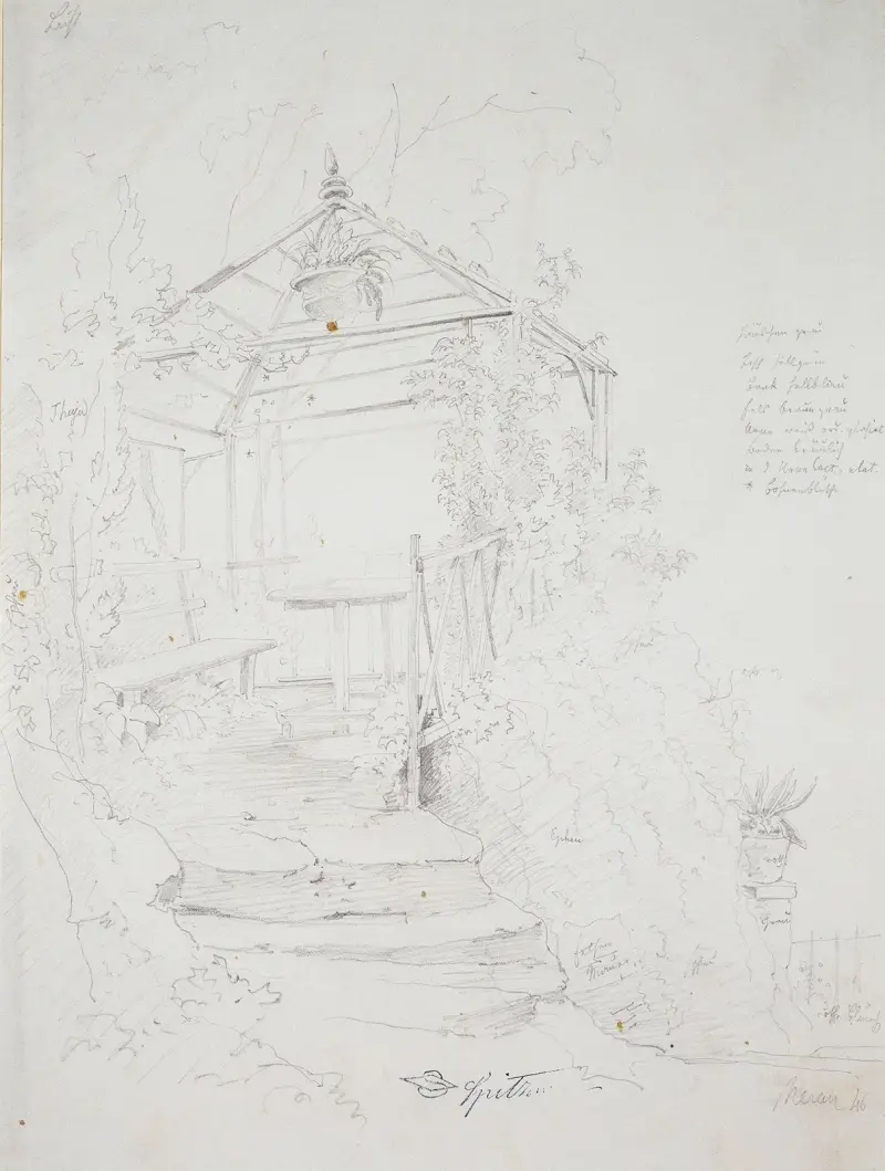 Sommarhus i Meran av Carl Spitzweg