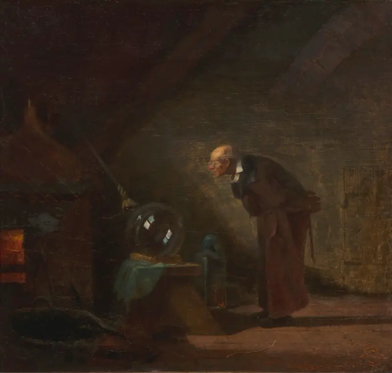 Alkemisten av Carl Spitzweg