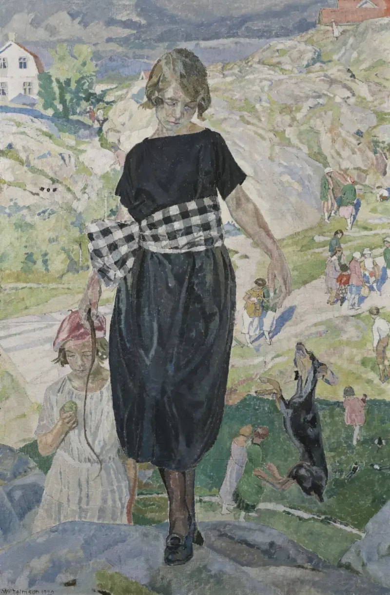 Skaczący pies, Carl Wilhelmson