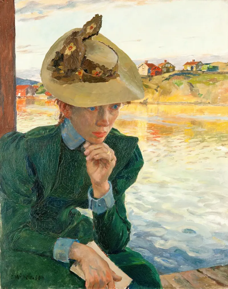 Scen från den svenska västkusten av Carl Wilhelmson