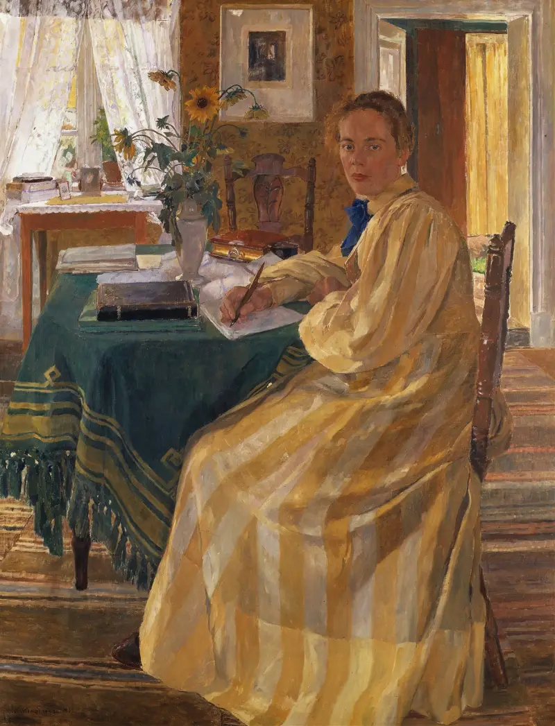 Konstnärens syster av Carl Wilhelmson