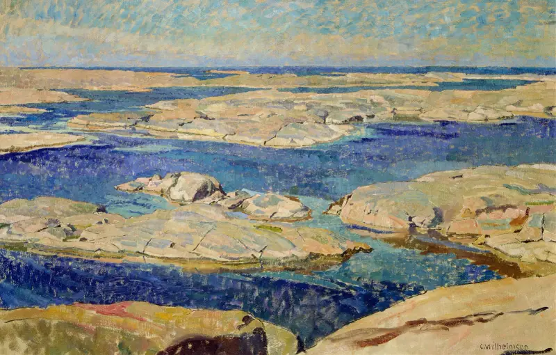 Gåsö skärgård av Carl Wilhelmson