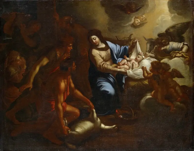 Adoration of the Shepherds av Carlo Maratti
