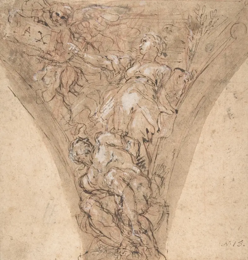 Allegorisk figur av Freden av Carlo Maratti