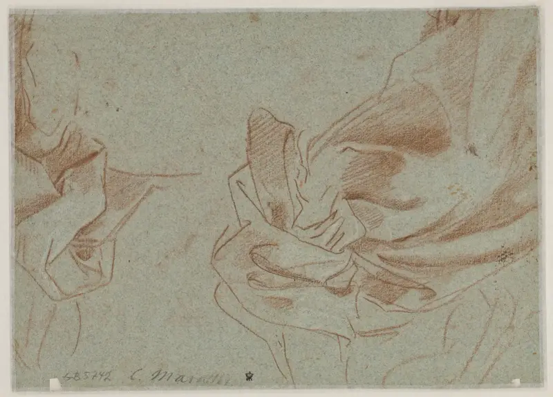 Gewandstudien von Carlo Maratti