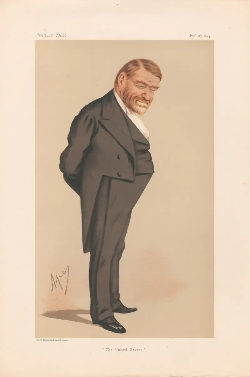 Americans. ‘The United States’. General Robert Cumming Schenck, USA. 23 January 1875 av Carlo Pellegrini