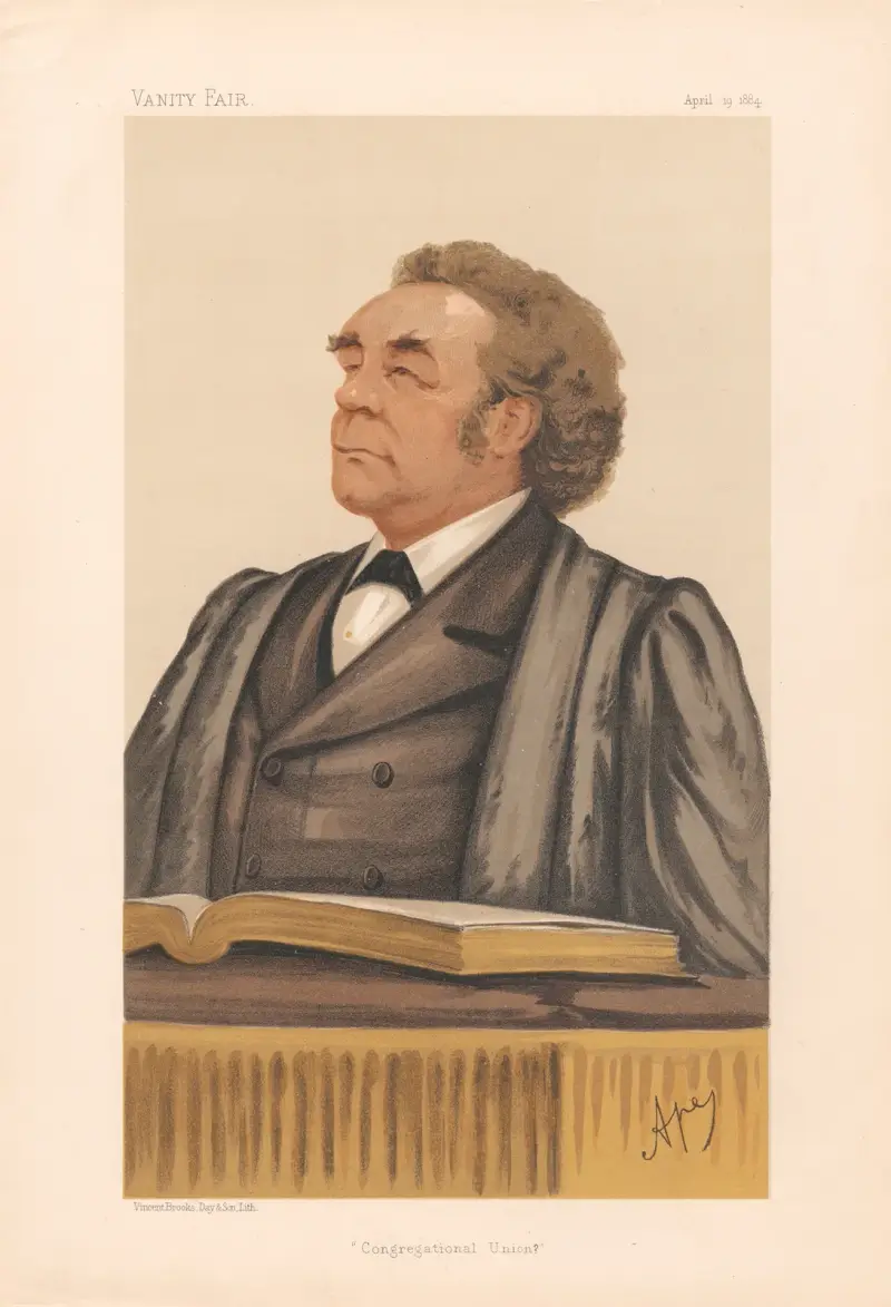 Clergy. ‘Congregational Union’. Rev. Joseph Parker. 19 April 1884 av Carlo Pellegrini