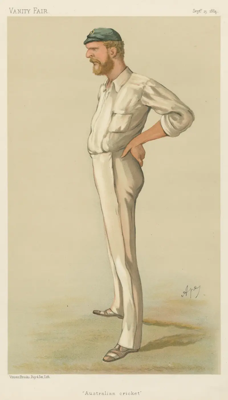 Cricket. ‘Australian cricket.’ George John Bonner. 13 September 1884 av Carlo Pellegrini