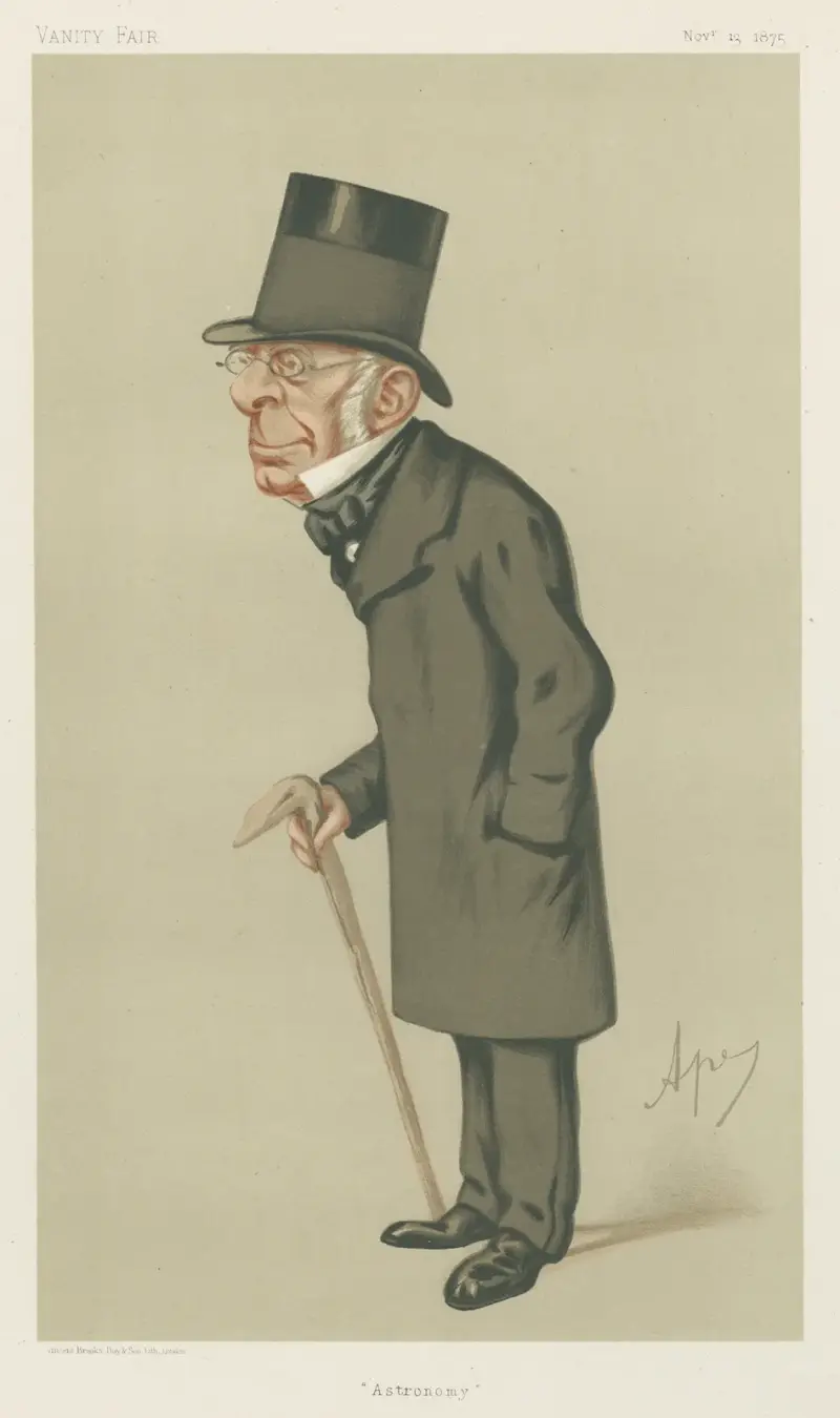 Doctors and Scientists. ‘Astronomy’. Sir George Biddell Airy. 13 November 1875 av Carlo Pellegrini
