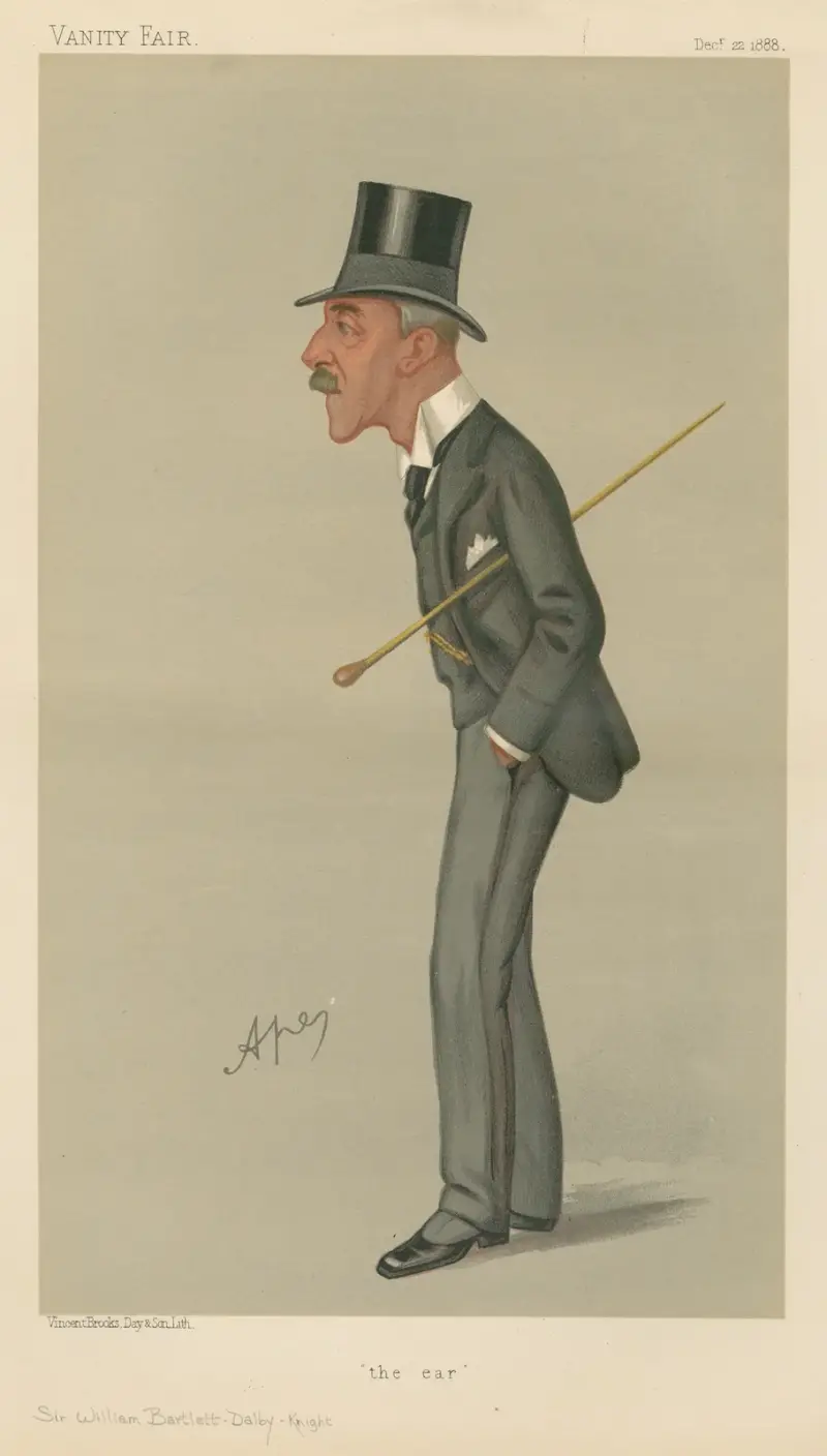 Doctors and Scientists. Sir William Bartlett-Dalby-Knight. 22 December 1888 av Carlo Pellegrini