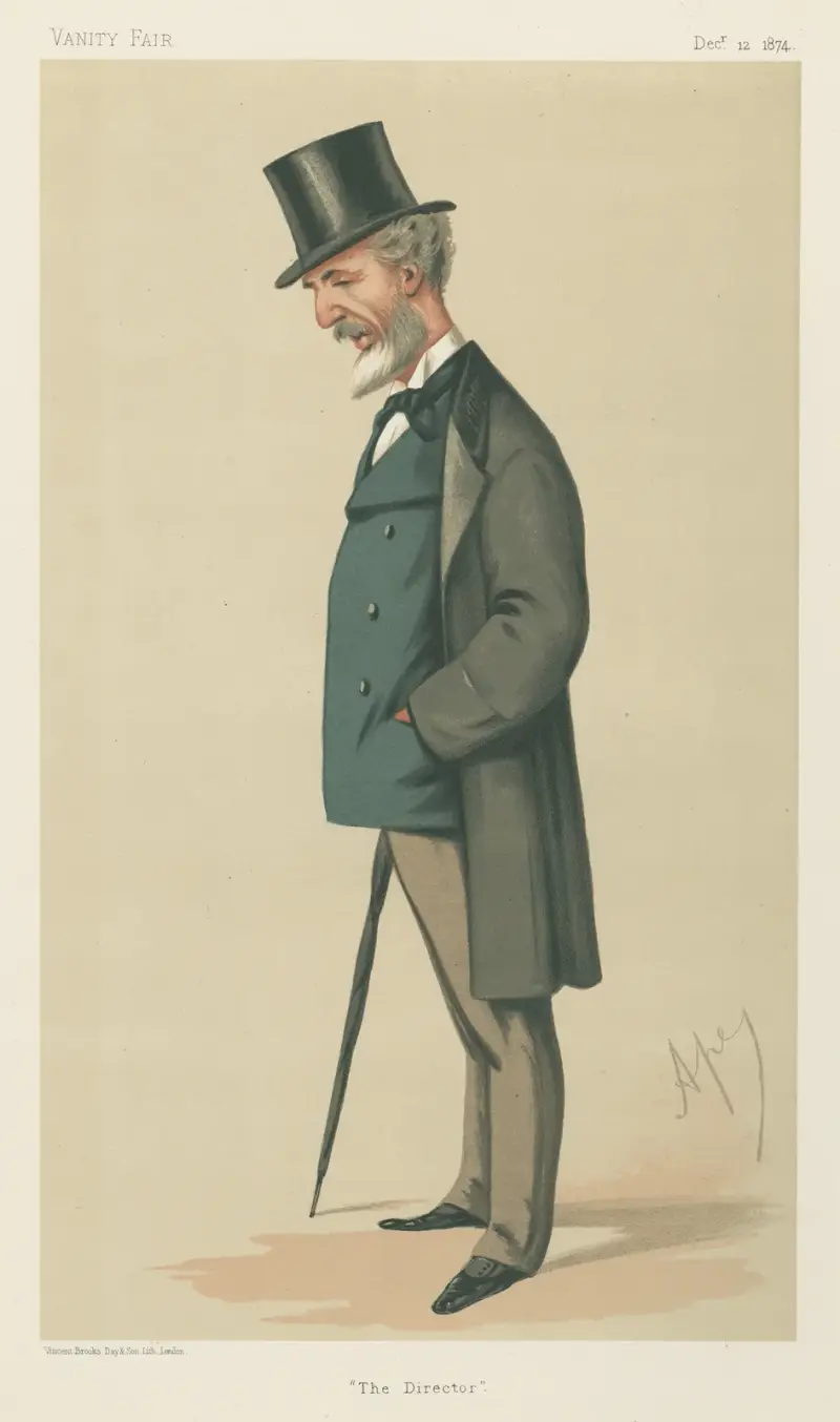 Explorers and Inventors. ‘The Director’. Lord William Hay. 12 December 1874 av Carlo Pellegrini