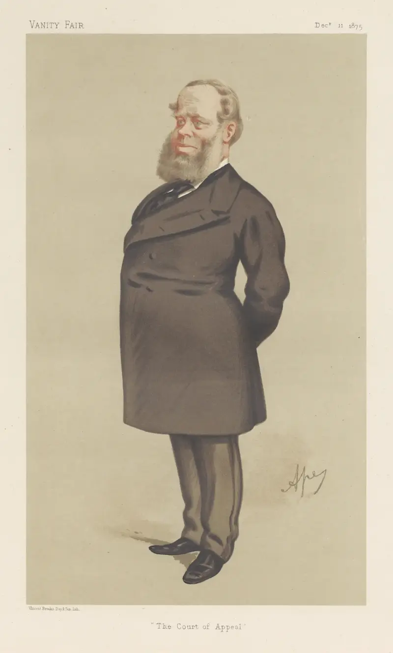 Legal; ‚The Court of Appeal', Richard Baggallay, 11. Dezember 1875 von Carlo Pellegrini